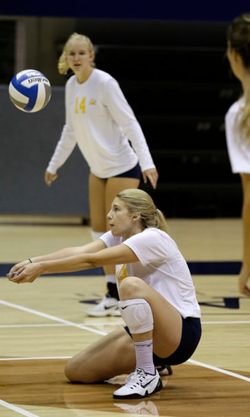 Cal's Rennie back on volleyball court after liver transplant